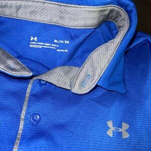 Men’s Under Armour Royal Blue HeatGear polo